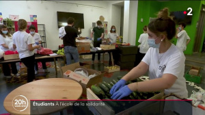 France 2: французские студенты выстраиваются в очередь за продовольственной помощью