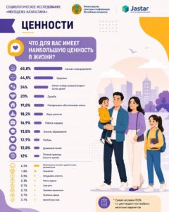 Бүгінгі Қазақстан жастары үшін ең маңызды құндылықтар қандай?