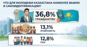 Что для молодежи Казахстана наиболее важно в самоидентификации?