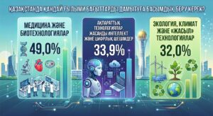 Қазақстанда қандай ғылыми бағыттарды дамытуға басымдық беру керек?
